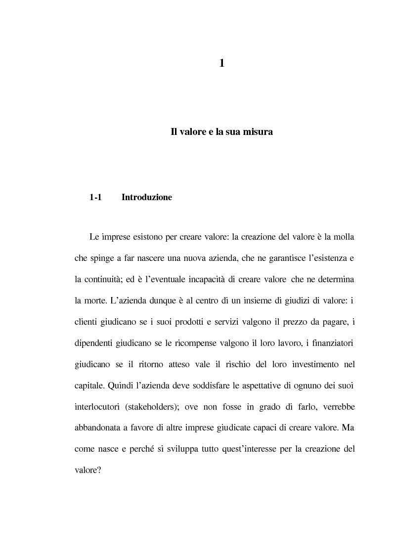 Anteprima della tesi: La valutazione delle aziende in perdita, Pagina 5