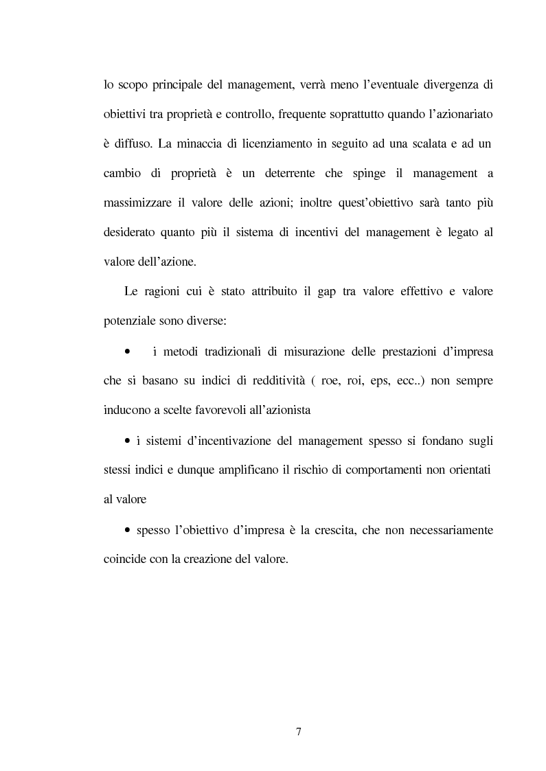 Anteprima della tesi: La valutazione delle aziende in perdita, Pagina 7