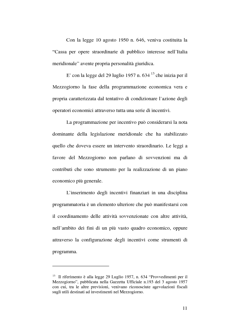 Anteprima della tesi: Riforma degli incentivi alle imprese e finanza agevolata, Pagina 11