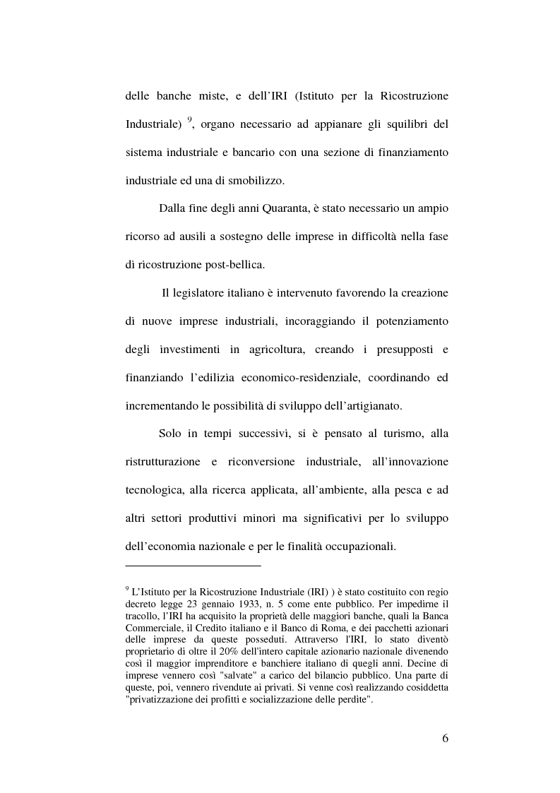 Anteprima della tesi: Riforma degli incentivi alle imprese e finanza agevolata, Pagina 6
