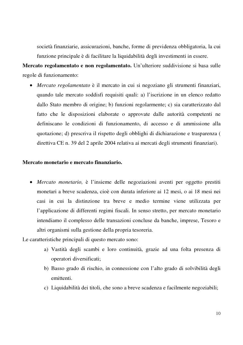 Anteprima della tesi: Globalizzazione dei mercati finanziari e regolazione degli investimenti, Pagina 6