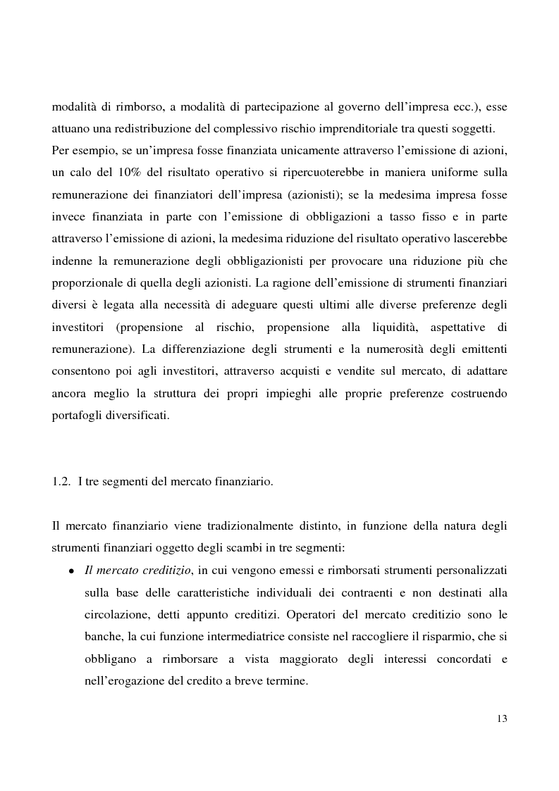 Anteprima della tesi: Globalizzazione dei mercati finanziari e regolazione degli investimenti, Pagina 9