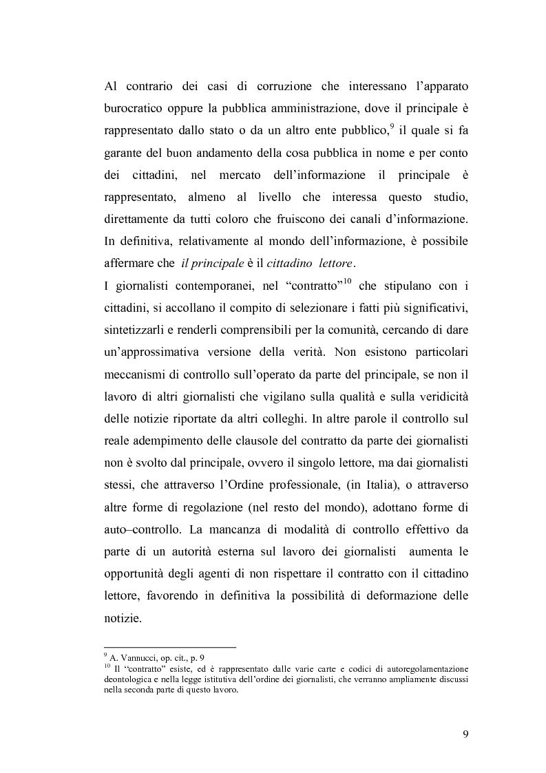 Anteprima della tesi: Tra inganni e verità: la corruzione giornalistica in Italia e negli Stati Uniti, Pagina 15