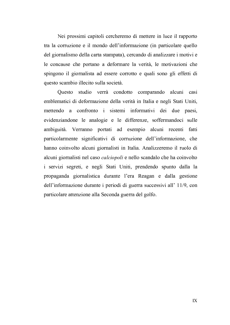 Anteprima della tesi: Tra inganni e verità: la corruzione giornalistica in Italia e negli Stati Uniti, Pagina 6