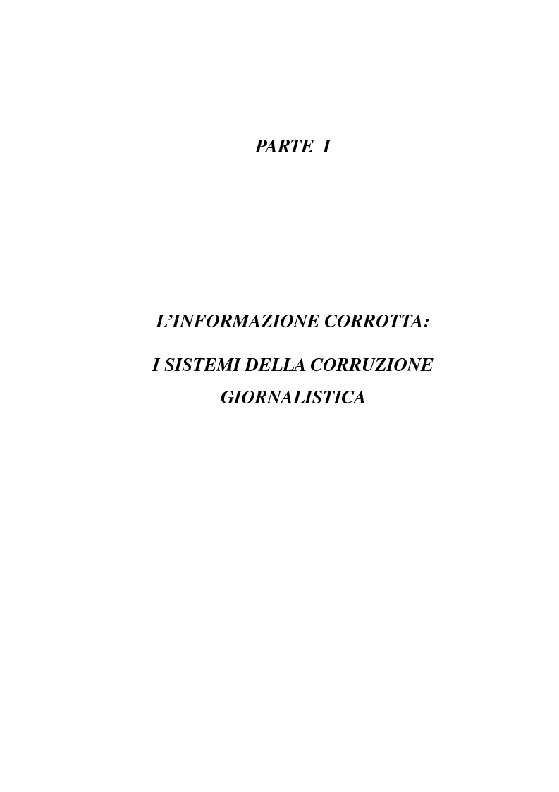 Anteprima della tesi: Tra inganni e verità: la corruzione giornalistica in Italia e negli Stati Uniti, Pagina 7