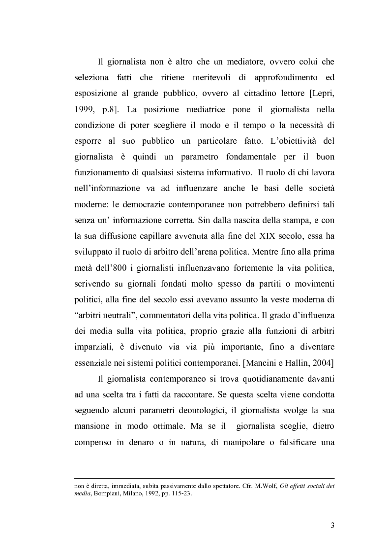 Anteprima della tesi: Tra inganni e verità: la corruzione giornalistica in Italia e negli Stati Uniti, Pagina 9