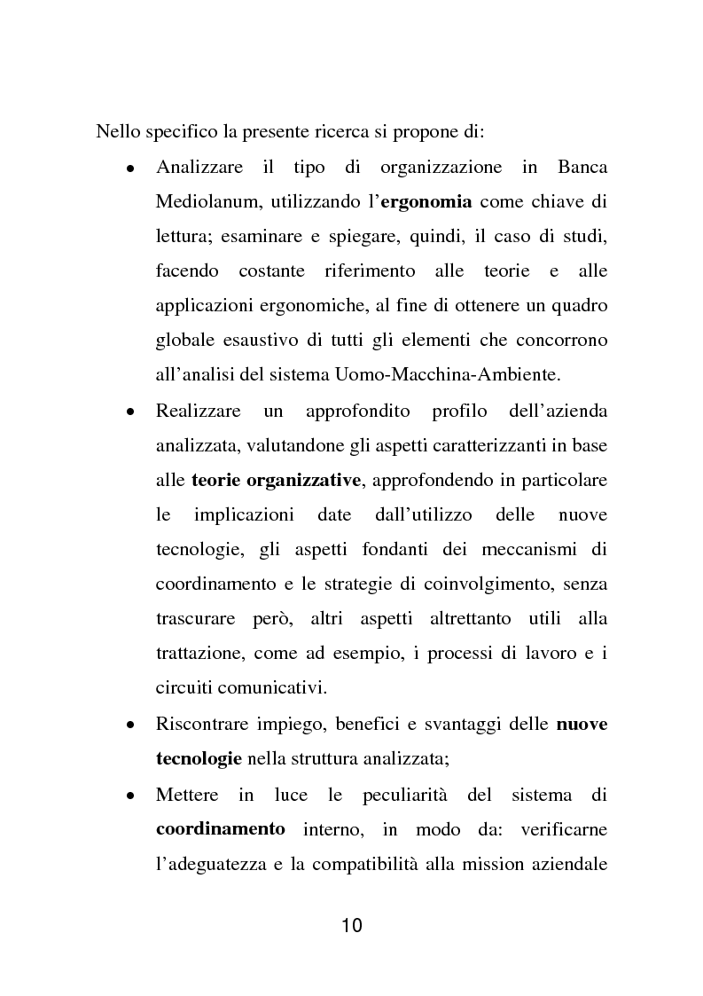 Anteprima della tesi: Vecchia e nuova banca: cambiamento tecnologico, meccanismi di coordinamento e strategie di coinvolgimento in Banca Mediolanum, Pagina 8