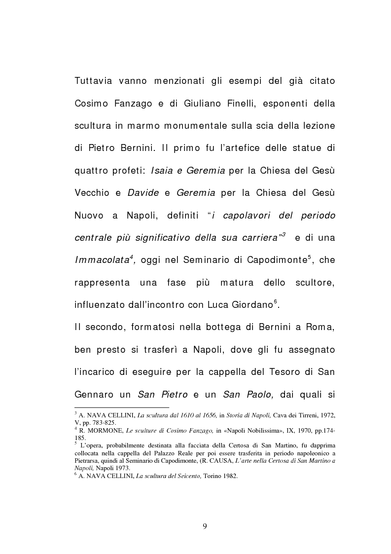 Anteprima della tesi: Contributi per la scultura lignea in Capitanata: la statuaria nelle chiese di Foggia, Pagina 7