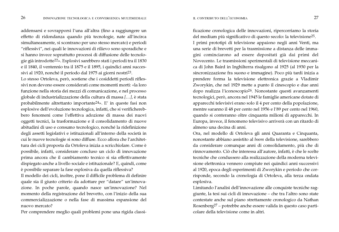 Anteprima della tesi: Innovazione tecnologica e convergenza multimediale. Oggetti e usi sociali., Pagina 10
