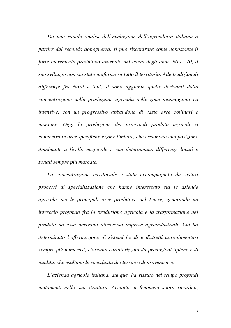 Anteprima della tesi: La misurazione delle performance in agricoltura: aspetti di programmazione e controllo nelle aziende agricole, Pagina 2