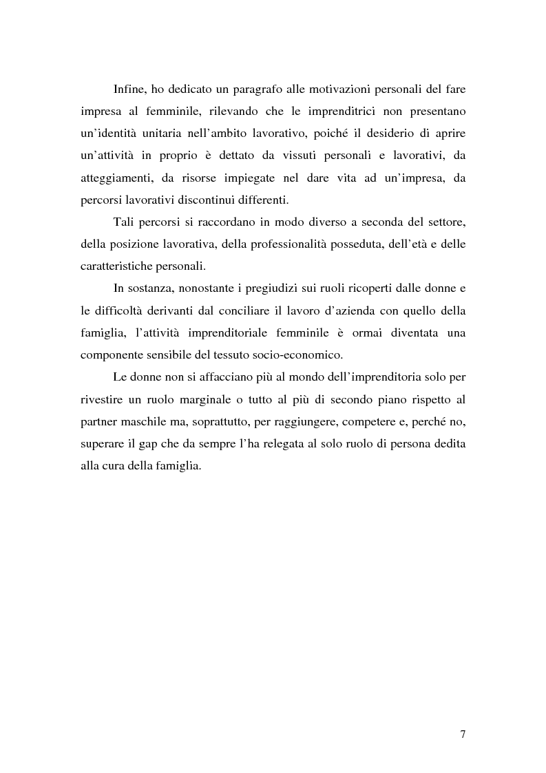 Anteprima della tesi: L'imprenditoria femminile: storia, politiche e motivazioni, Pagina 5