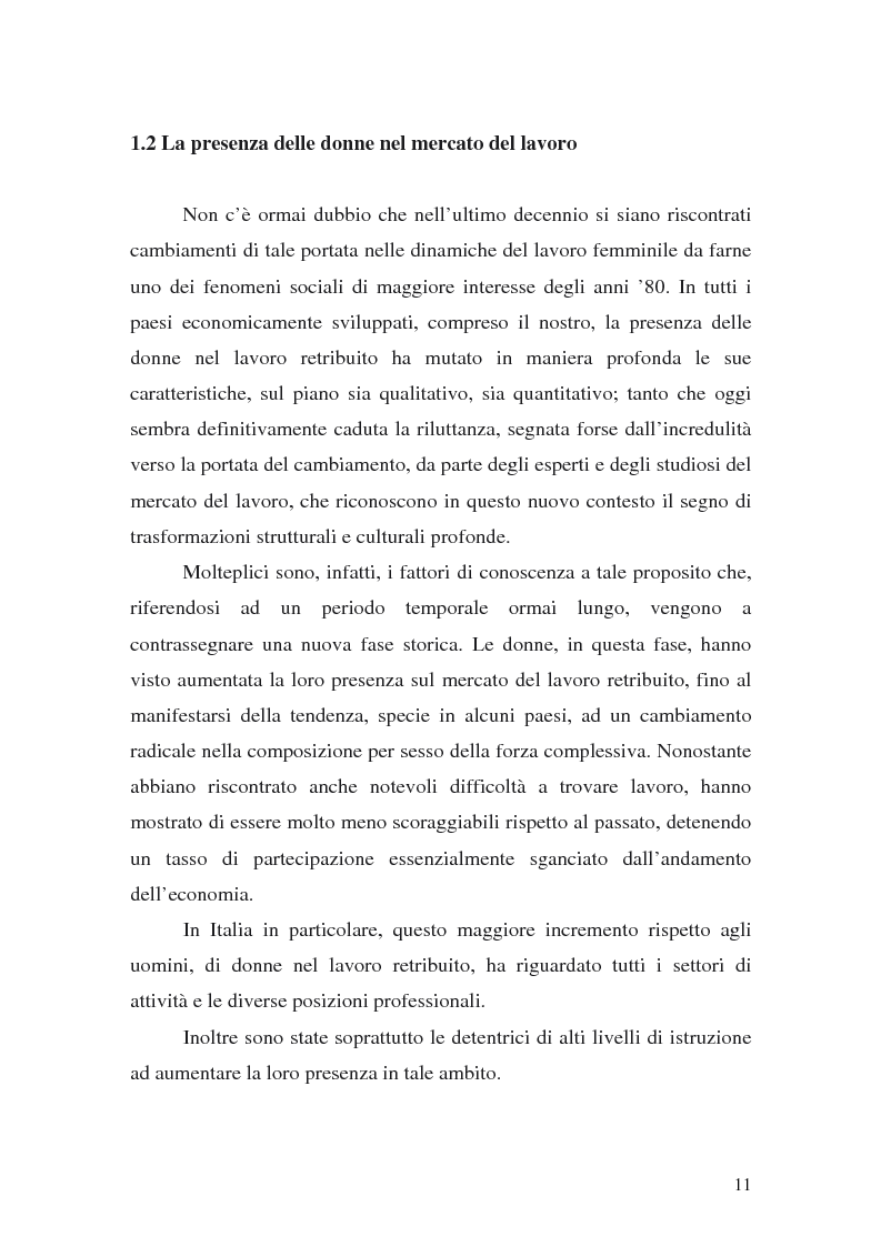 Anteprima della tesi: L'imprenditoria femminile: storia, politiche e motivazioni, Pagina 9
