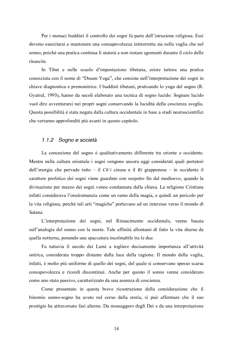 Anteprima della tesi: La Social Dreaming Matrix: un’indagine conoscitiva sulla funzione sociale del sogno, Pagina 14