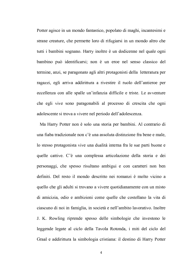 Anteprima della tesi: Harry Potter ''un fenomeno intergenerazionale'': uno studio empirico, Pagina 2