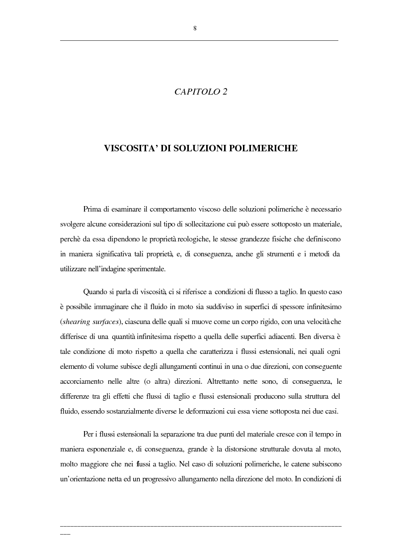 Anteprima della tesi: Viscosità di soluzioni acquose di polimeri: studio sperimentale di sistemi contenenti polietilenglicoli e/o destrani, Pagina 6