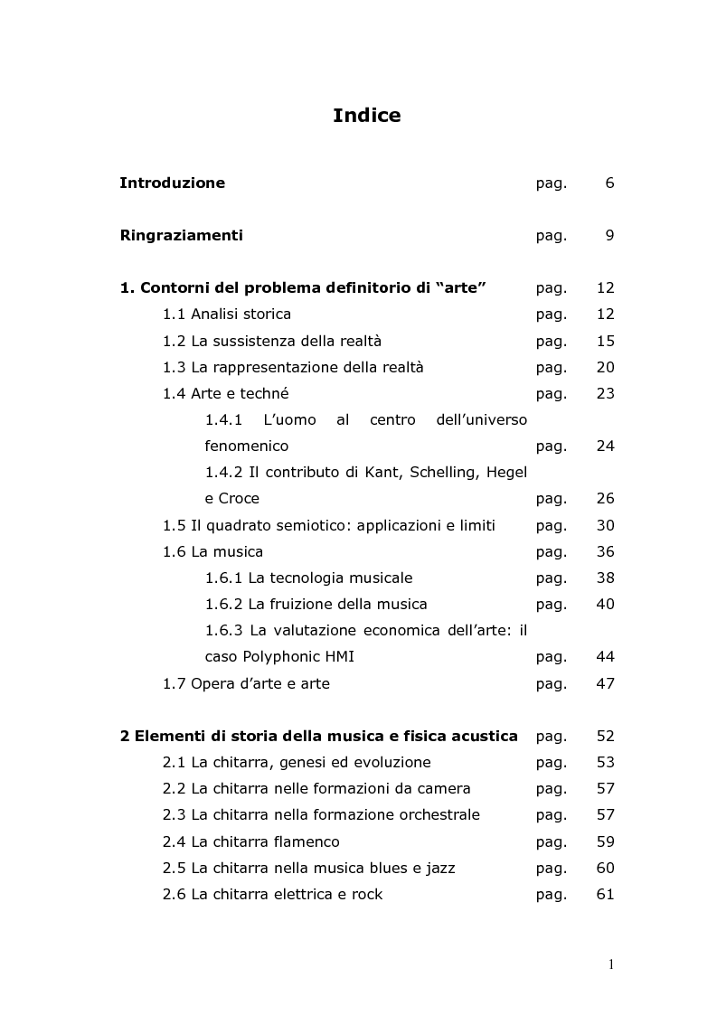 Indice della tesi: Marketing discografico e subcultura heavy metal: definizione, analisi, proposte operative, Pagina 1
