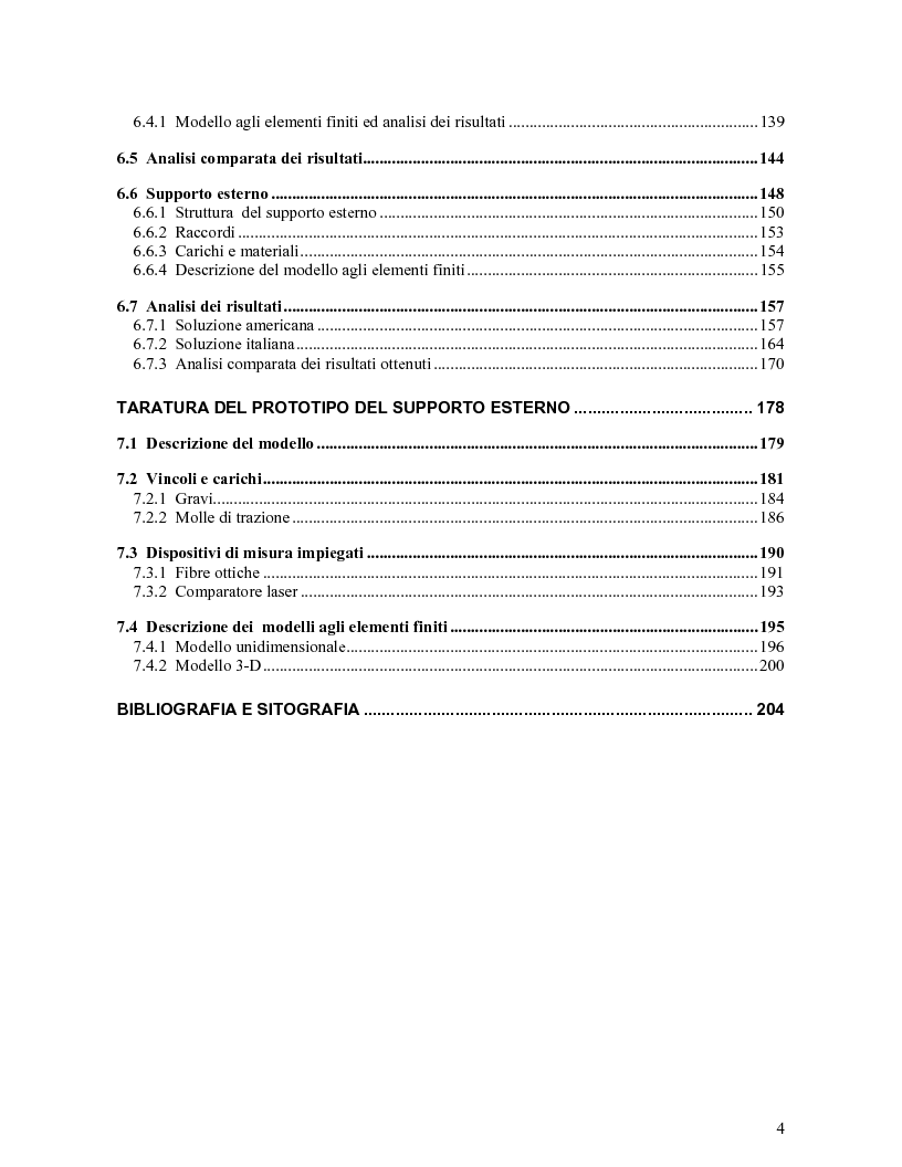 Indice della tesi: Scelta dei materiali ed analisi strutturale per supporti di rivelatori di particelle dell’esperimento BTeV a FermiLAB (U.S.A.), Pagina 3