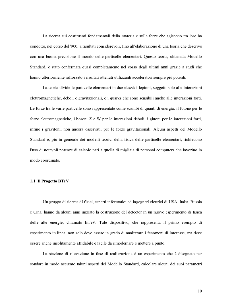 Anteprima della tesi: Scelta dei materiali ed analisi strutturale per supporti di rivelatori di particelle dell’esperimento BTeV a FermiLAB (U.S.A.), Pagina 5