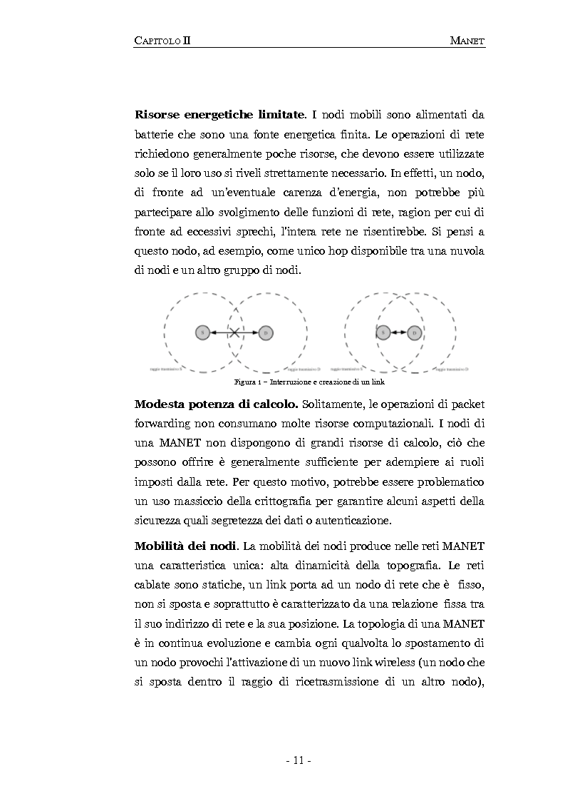 Anteprima della tesi: Progettazione e valutazione di un protocollo di trusting per reti manet, Pagina 7