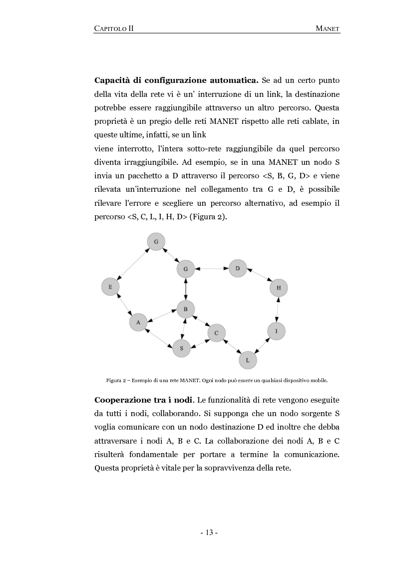 Anteprima della tesi: Progettazione e valutazione di un protocollo di trusting per reti manet, Pagina 9