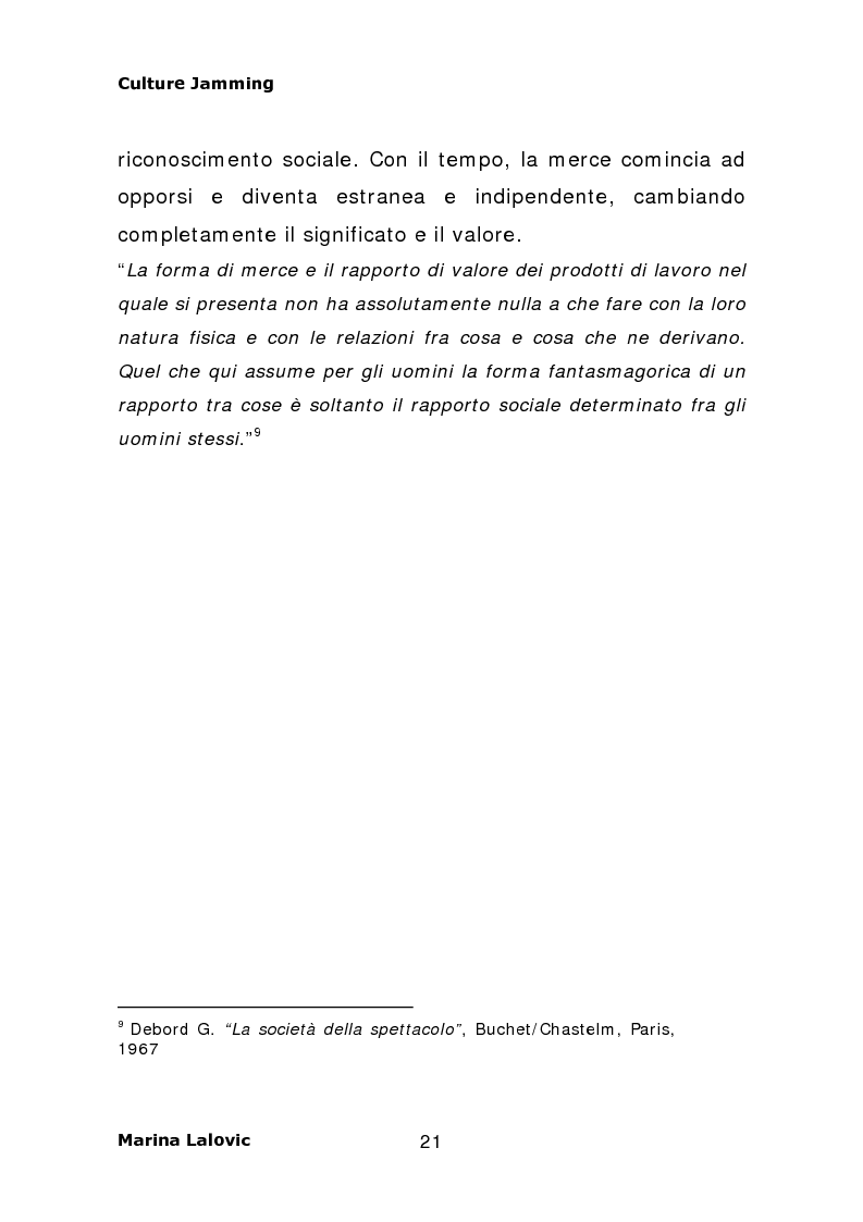 Anteprima della tesi: Culture Jamming, interferenza culturale per il consumatore globale, Pagina 13