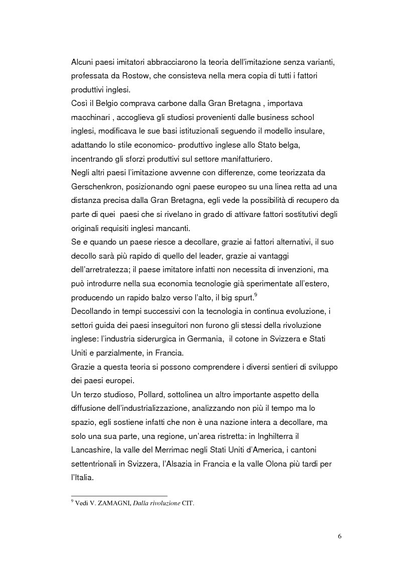 Anteprima della tesi: Il sentiero dello sviluppo industriale tedesco, Pagina 6