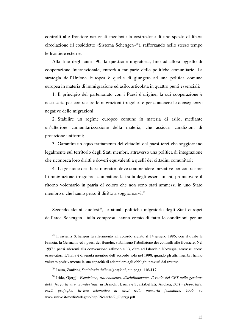 Anteprima della tesi: L'isola e il confine. I CPTA in Sicilia e il controllo dell'immigrazione., Pagina 13