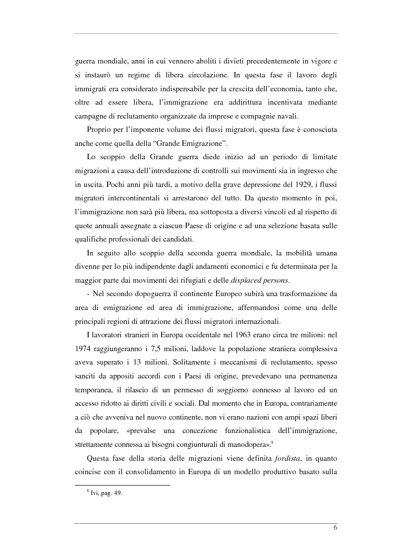 Anteprima della tesi: L'isola e il confine. I CPTA in Sicilia e il controllo dell'immigrazione., Pagina 6