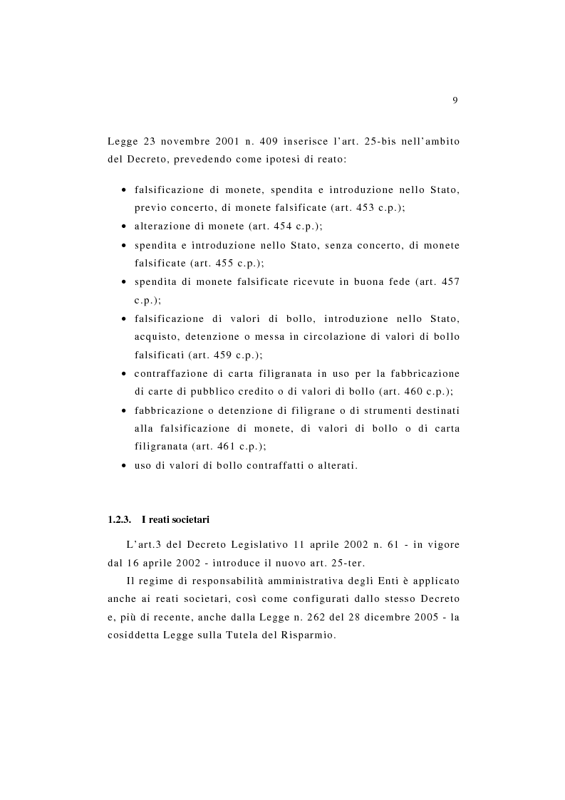 Anteprima della tesi: L'attività di audit a supporto dell'organismo di vigilanza - Il caso Terna S.p.A., Pagina 4