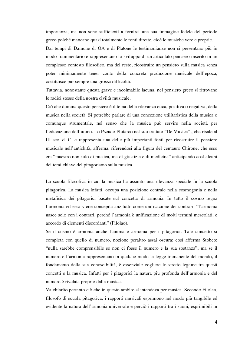 Anteprima della tesi: Emozione musicale e archetipo sonoro, Pagina 4
