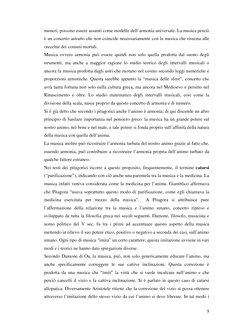 Anteprima della tesi: Emozione musicale e archetipo sonoro, Pagina 5