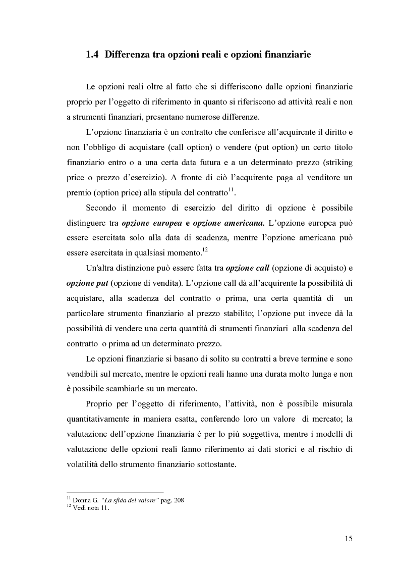 Anteprima della tesi: La valutazione delle Opzioni Reali. Applicazione al caso “Dronox”, Pagina 10