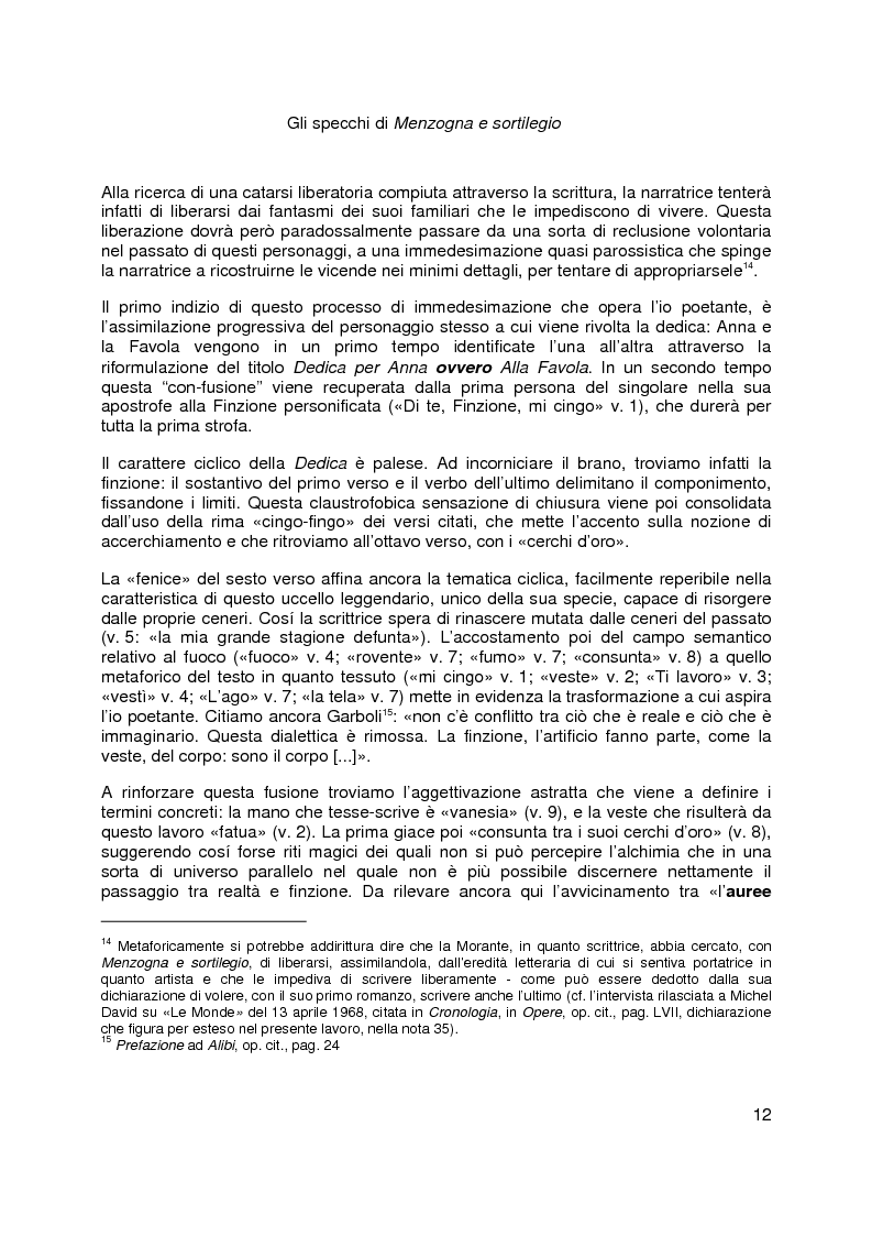 Estratto dalla tesi: Gli specchi di Menzogna e sortilegio