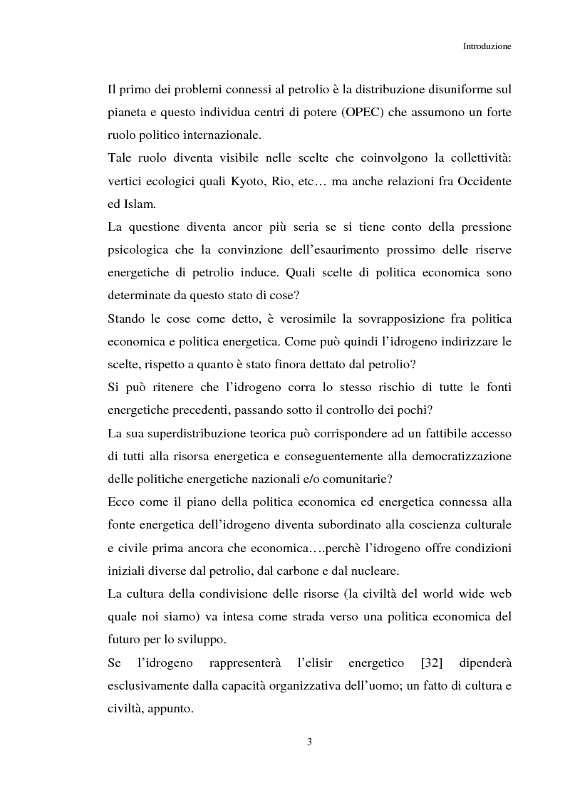 Anteprima della tesi: Idrogeno, effetti di politica economica, Pagina 2