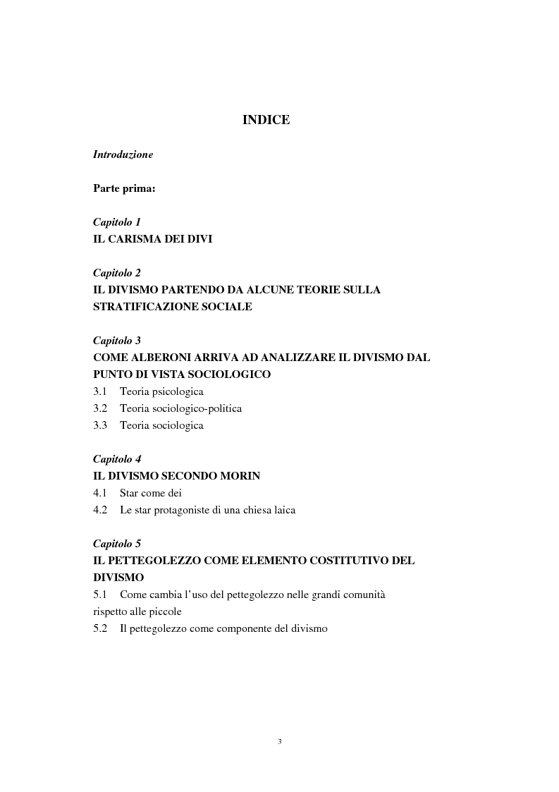 Indice della tesi: La costruzione sociale dei divi: il caso Madonna, Pagina 1