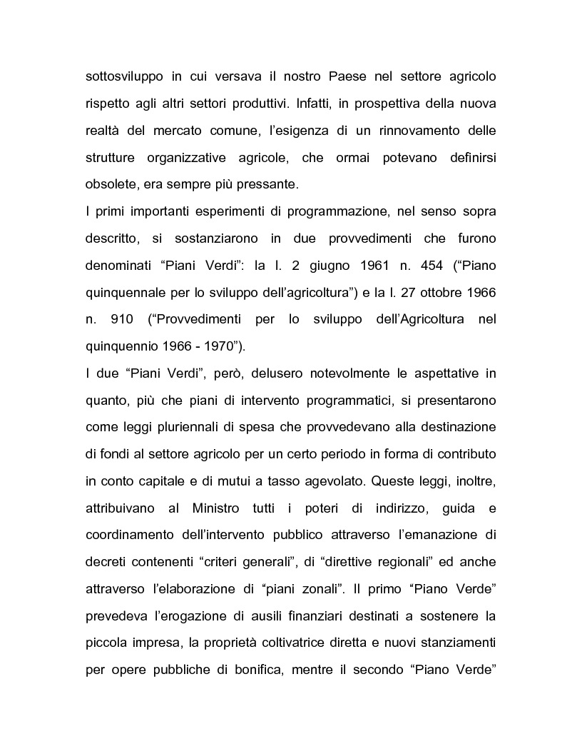 Anteprima della tesi: La regolazione amministrativa dell'agricoltura con particolare riferimento alla produzione del latte, Pagina 14
