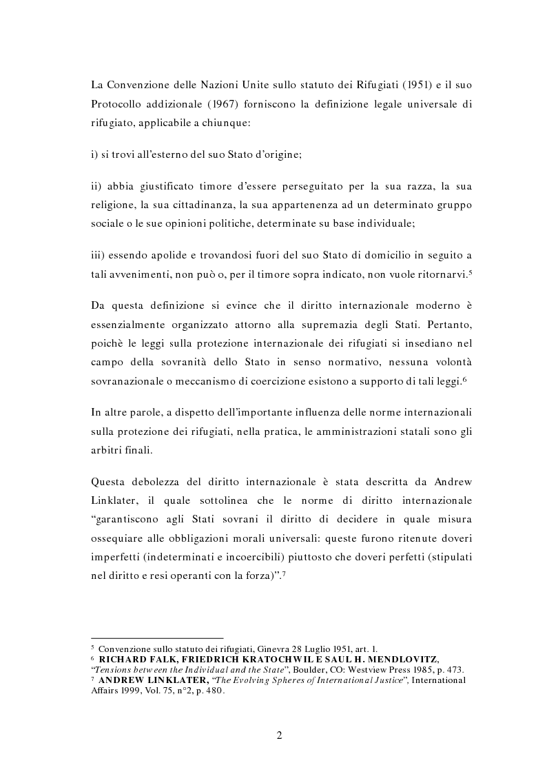 Anteprima della tesi: La questione di rifugiati e sfollati al confine tra Thailandia e Birmania: profili di Diritto Internazionale, Pagina 2