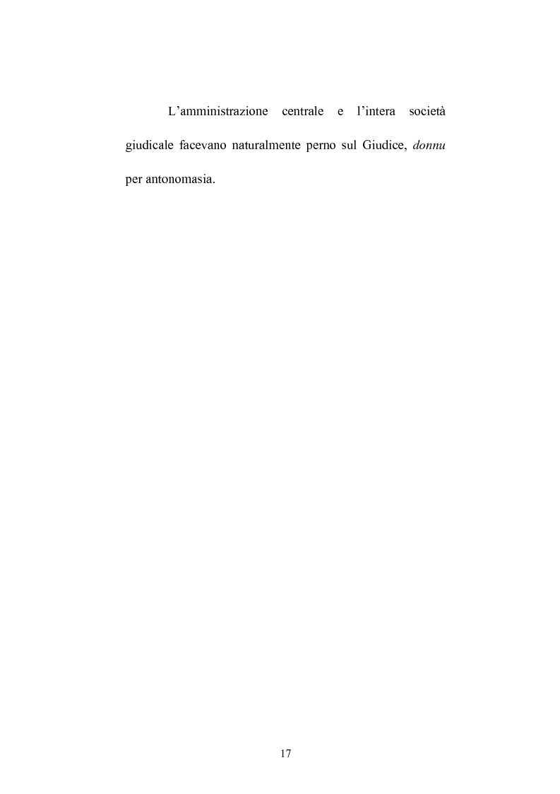 Anteprima della tesi: Istituzioni e amministrazione della giustizia nel Giudicato di Eleonora di Arborea secondo la Carta de Logu, Pagina 14