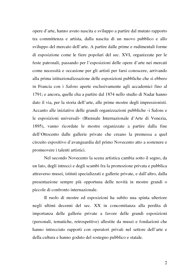 Anteprima della tesi: Comunicare una mostra: “Piero della Francesca e le corti italiane” Arezzo 22 Marzo - 31 luglio 2007, Pagina 10