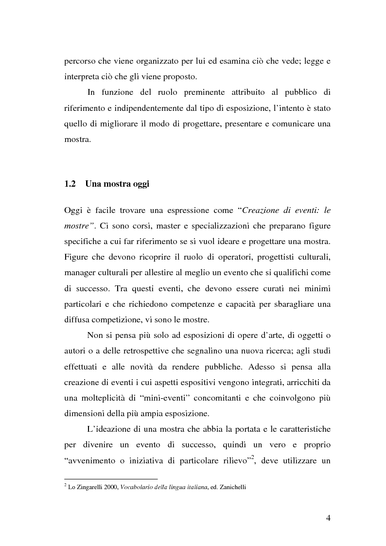 Anteprima della tesi: Comunicare una mostra: “Piero della Francesca e le corti italiane” Arezzo 22 Marzo - 31 luglio 2007, Pagina 12
