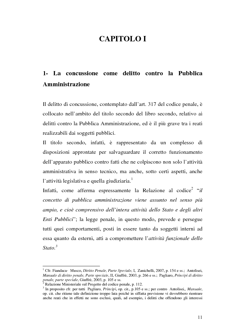 Anteprima della tesi: La concussione, Pagina 6