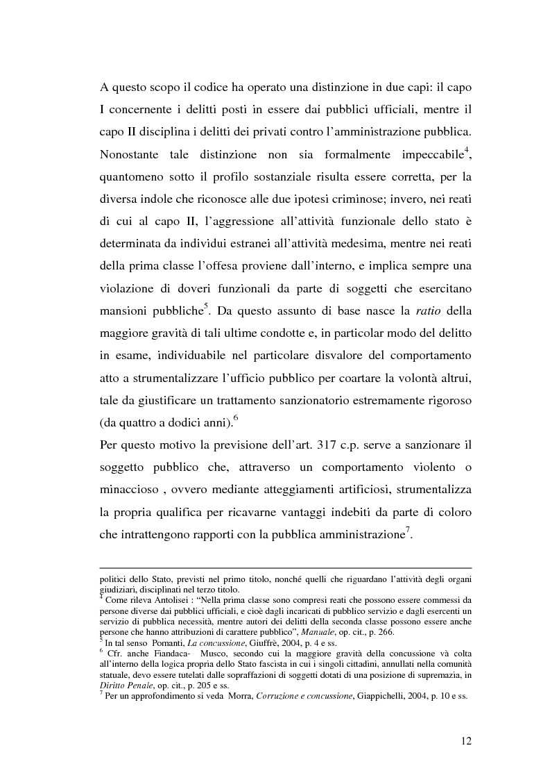 Anteprima della tesi: La concussione, Pagina 7