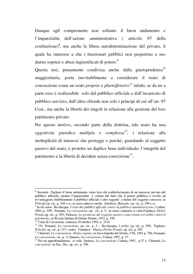 Anteprima della tesi: La concussione, Pagina 8