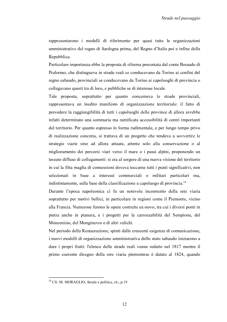 Anteprima della tesi: Nuove strade nel paesaggio - Studi di inserimento paesaggistico della circonvallazione di Carmagnola, Pagina 15