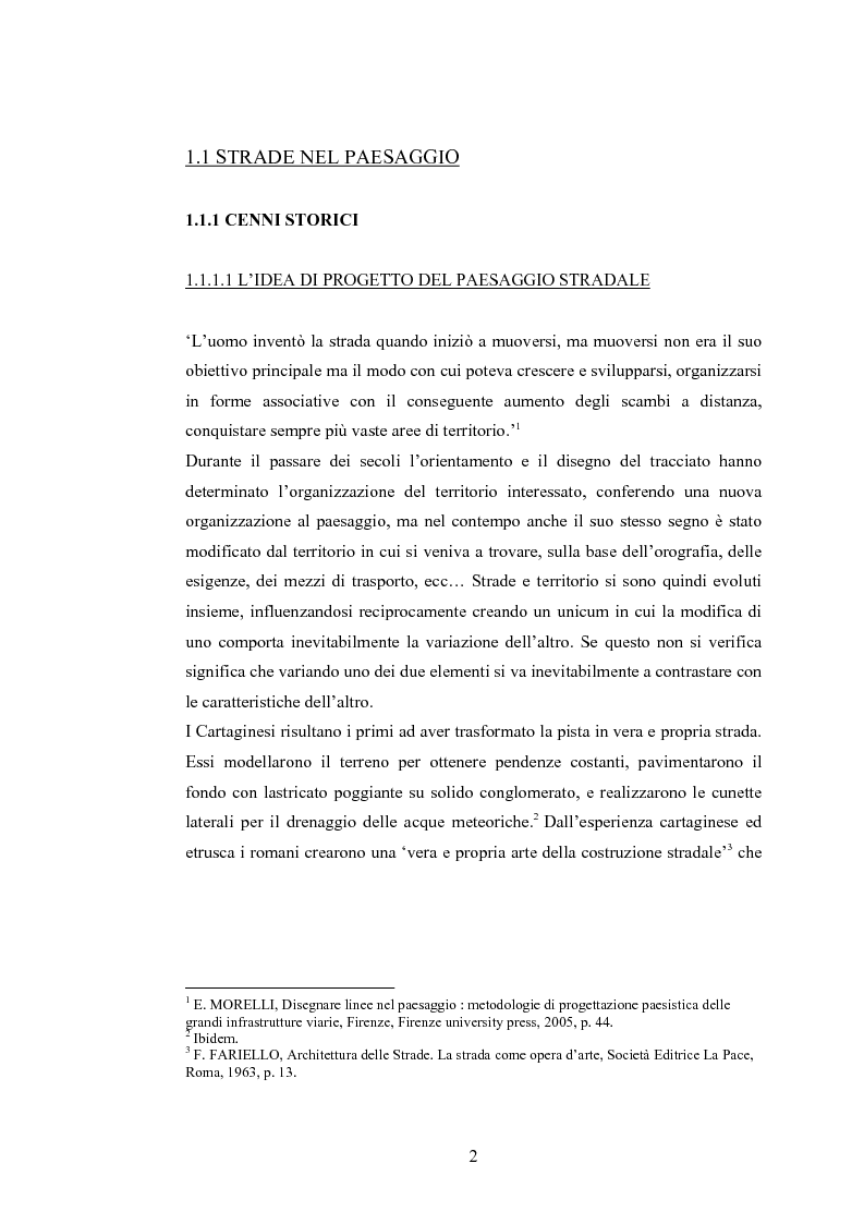 Anteprima della tesi: Nuove strade nel paesaggio - Studi di inserimento paesaggistico della circonvallazione di Carmagnola, Pagina 5
