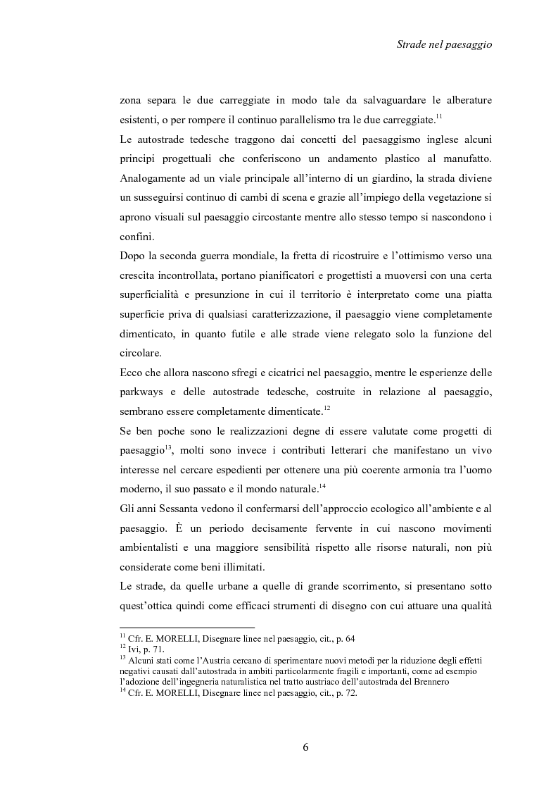 Anteprima della tesi: Nuove strade nel paesaggio - Studi di inserimento paesaggistico della circonvallazione di Carmagnola, Pagina 9