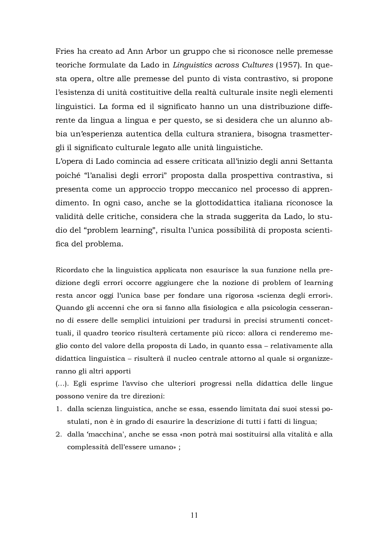 Anteprima della tesi: Il metalinguaggio di Robert Lado, Pagina 11