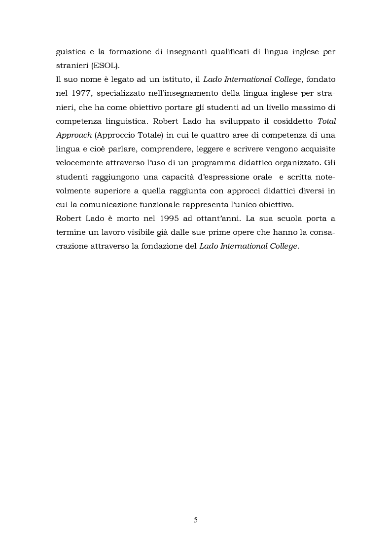 Anteprima della tesi: Il metalinguaggio di Robert Lado, Pagina 5