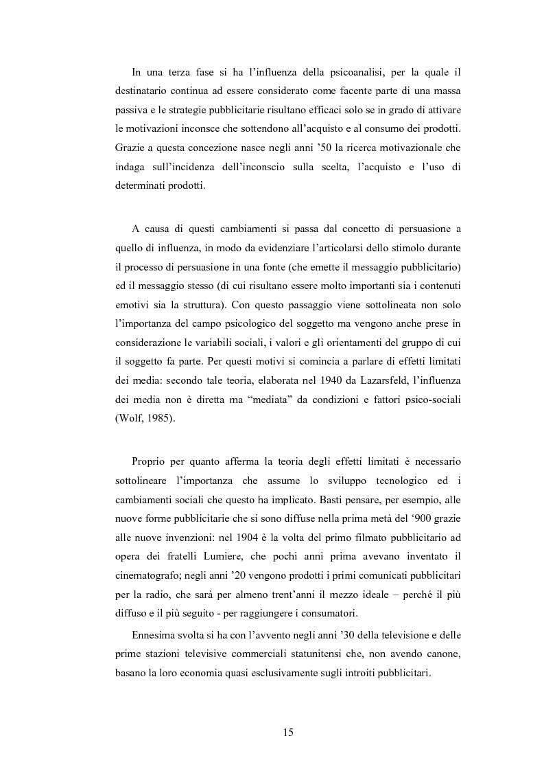 Anteprima della tesi: Analisi della comunicazione pubblicitaria delle sigarette: due marchi a confronto, Pagina 11