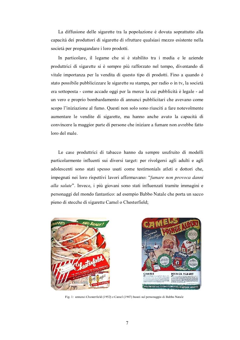 Anteprima della tesi: Analisi della comunicazione pubblicitaria delle sigarette: due marchi a confronto, Pagina 3